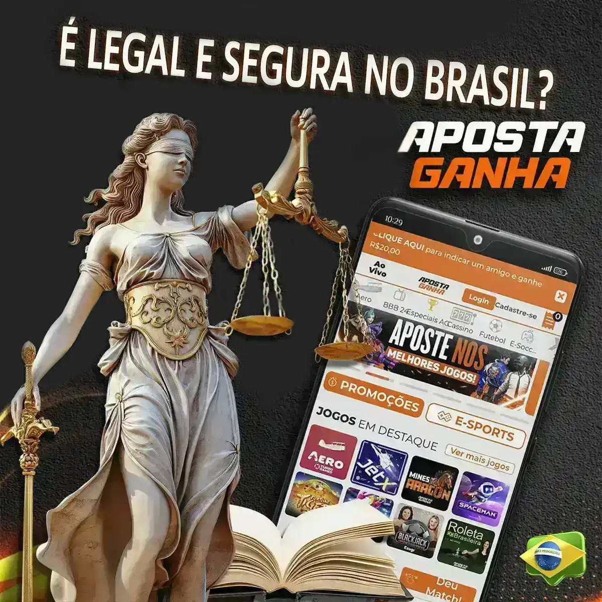Legalidade e segurança da Aposta Ganha no Brasil.