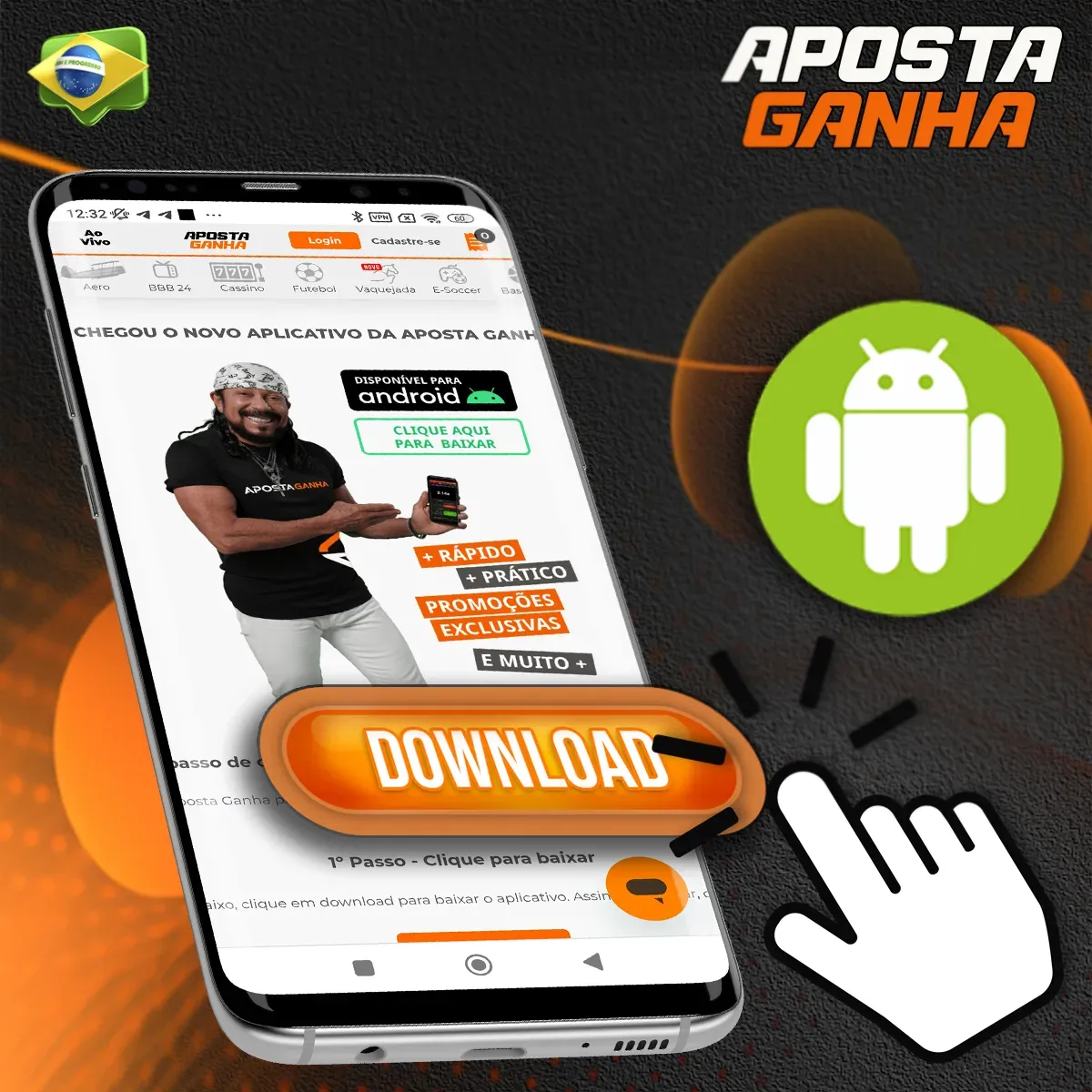 Aplicativo de apostas conveniente da casa de apostas Aposta Ganha no Brasil
